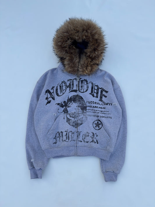 NoLove Faux Hair Zip Up (Detachable Fur)