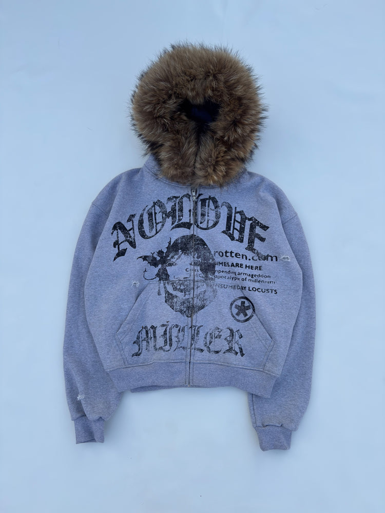 NoLove Faux Hair Zip Up (Detachable Fur)