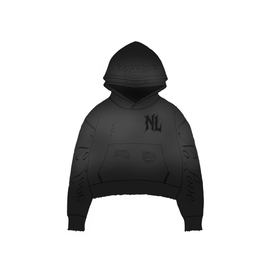 Black NoLove Cursive Set