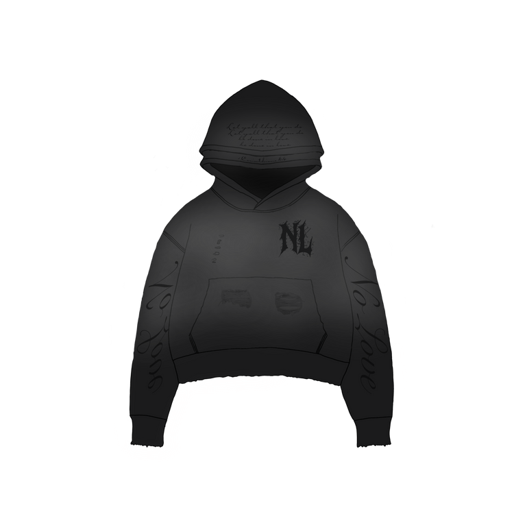 Black NoLove Cursive Set